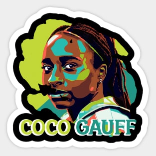 Coco Gauff Sticker